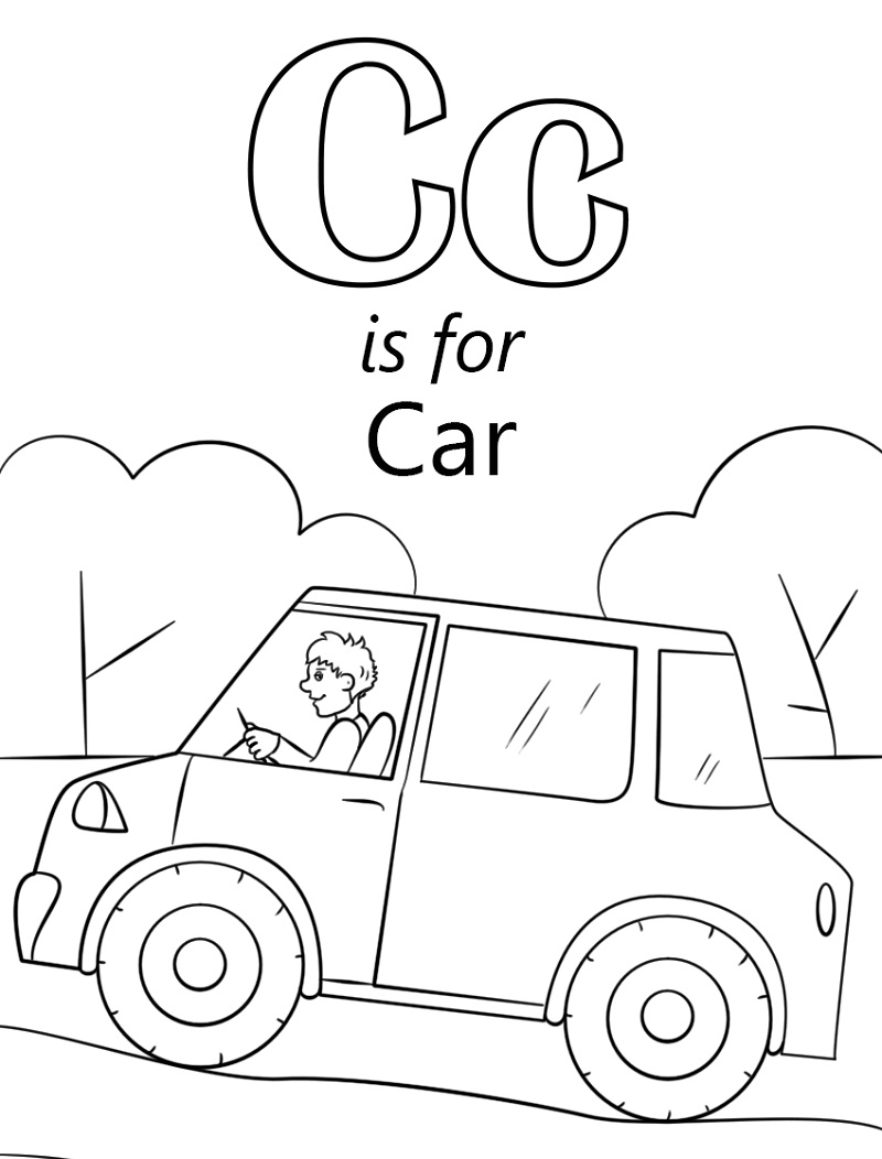 Car Letter C
