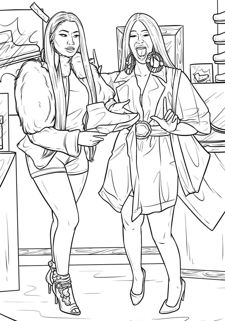 Cardi B and Nicki Minaj