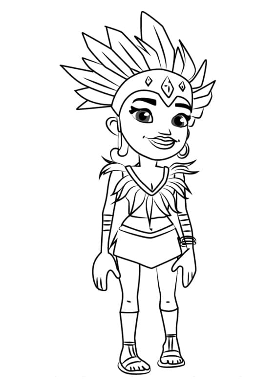 Carmen from Subway Surfers