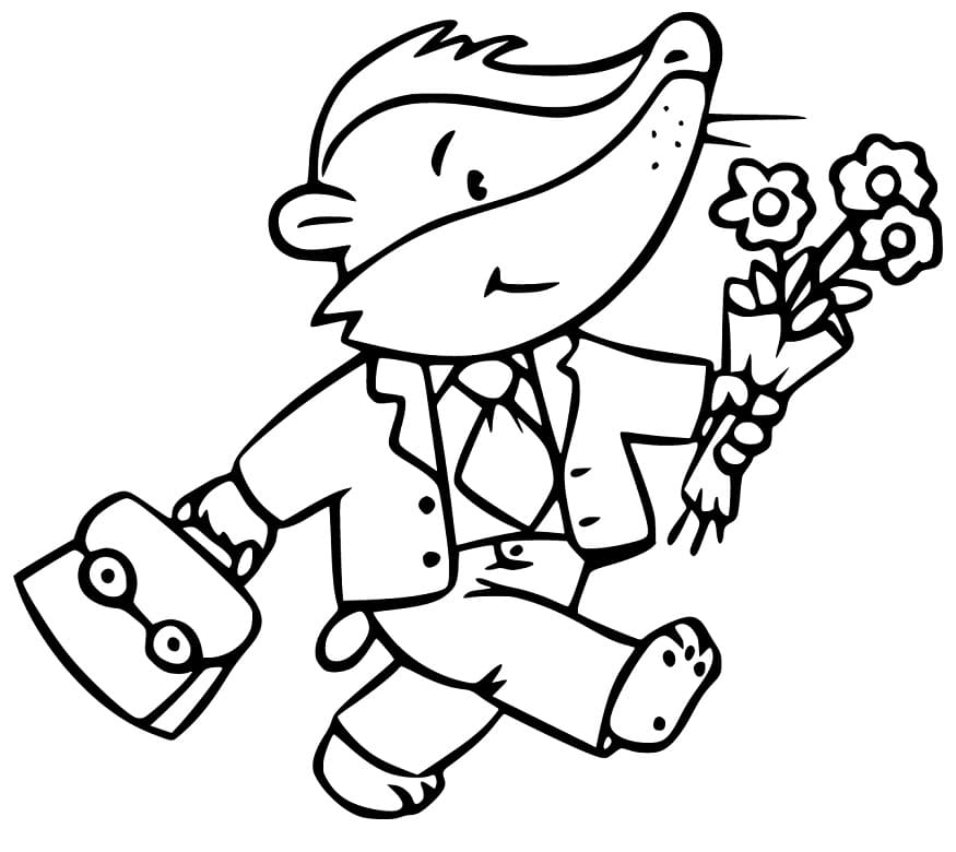 Cartoon Badger Coloring Game Cartoon Badger