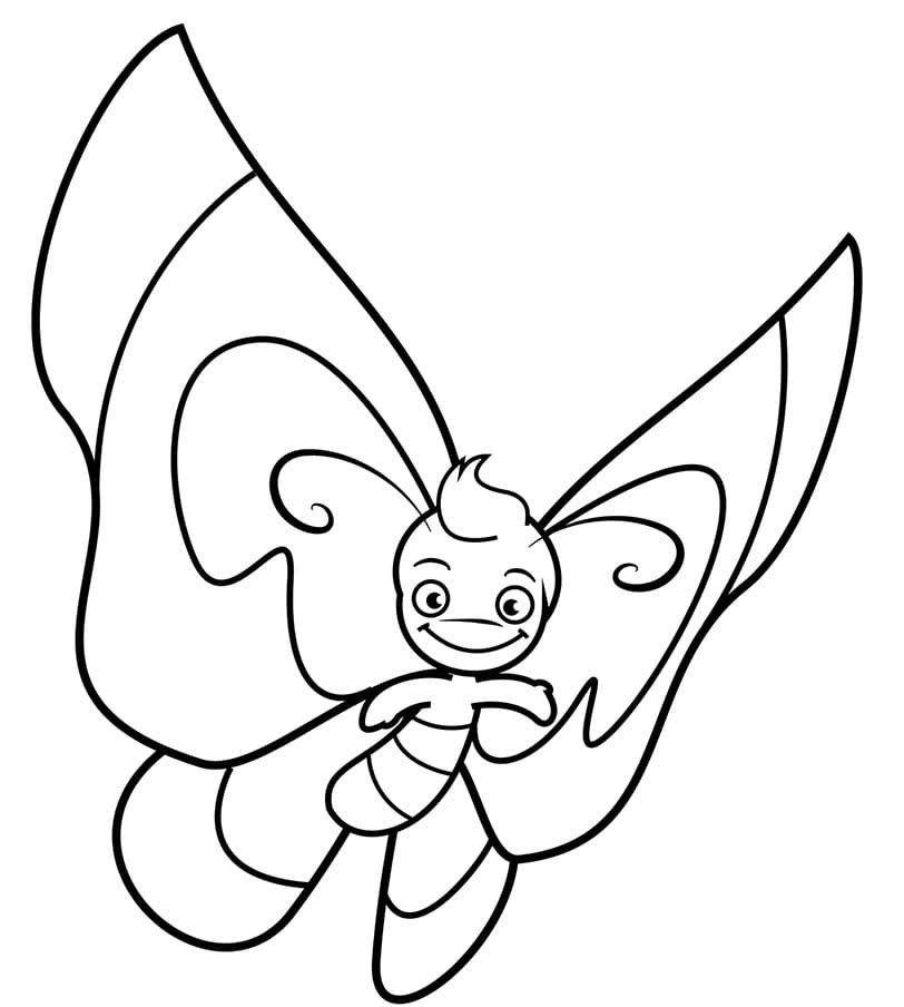 Cartoon Butterfly 3