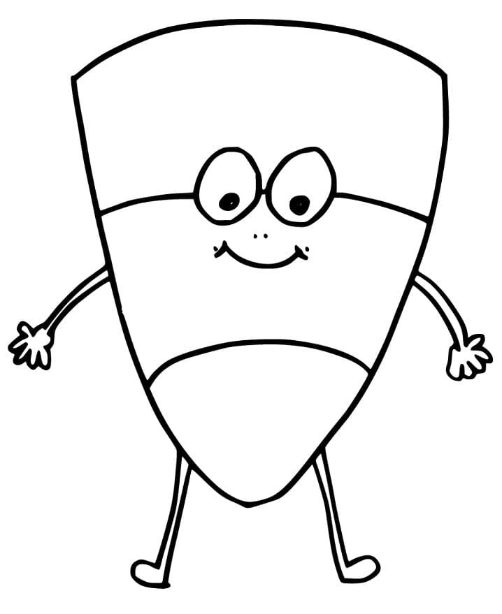 Cartoon Candy Corn Coloring Game Cartoon Candy Corn