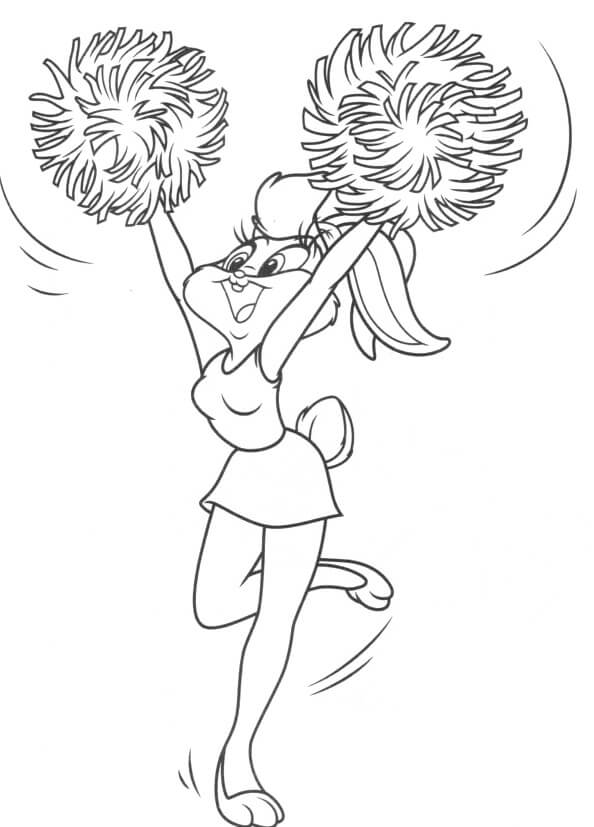 Cartoon Cheerleader