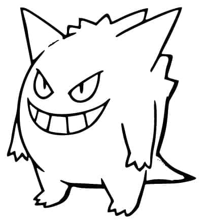 Cartoon Gengar