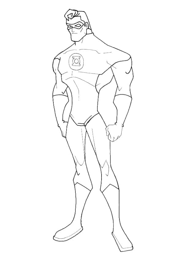 Cartoon Green Lantern