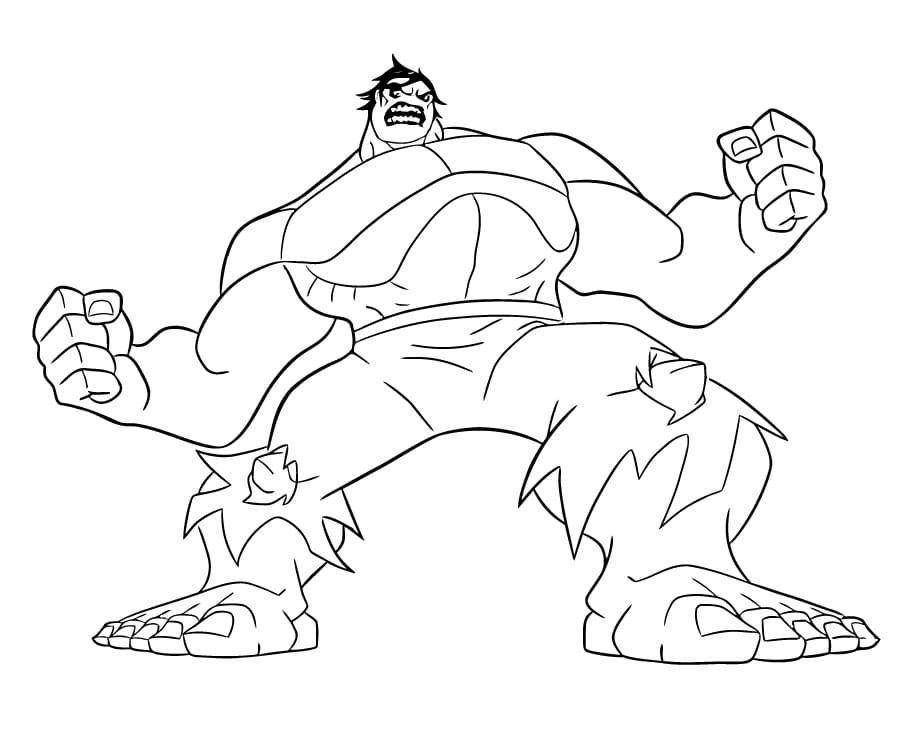 Cartoon Hulk Coloring Game Cartoon Hulk