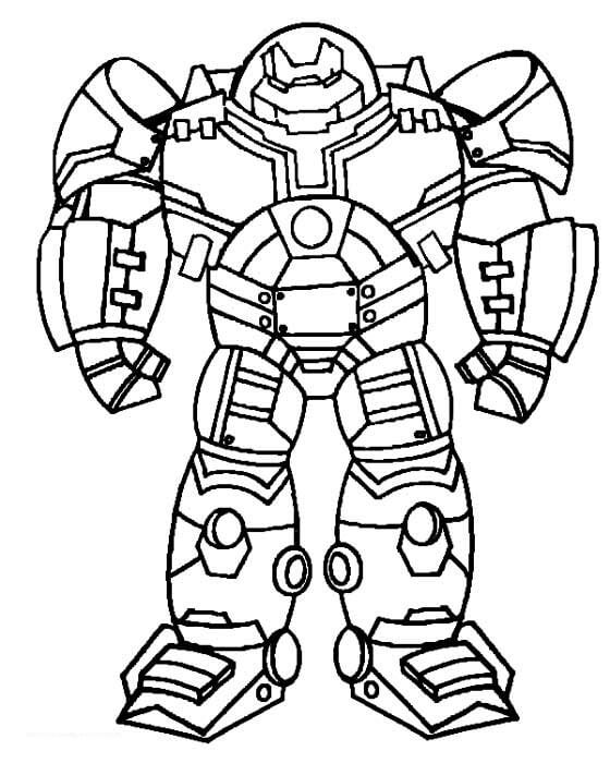 Cartoon Hulkbuster Coloring Game Cartoon Hulkbuster
