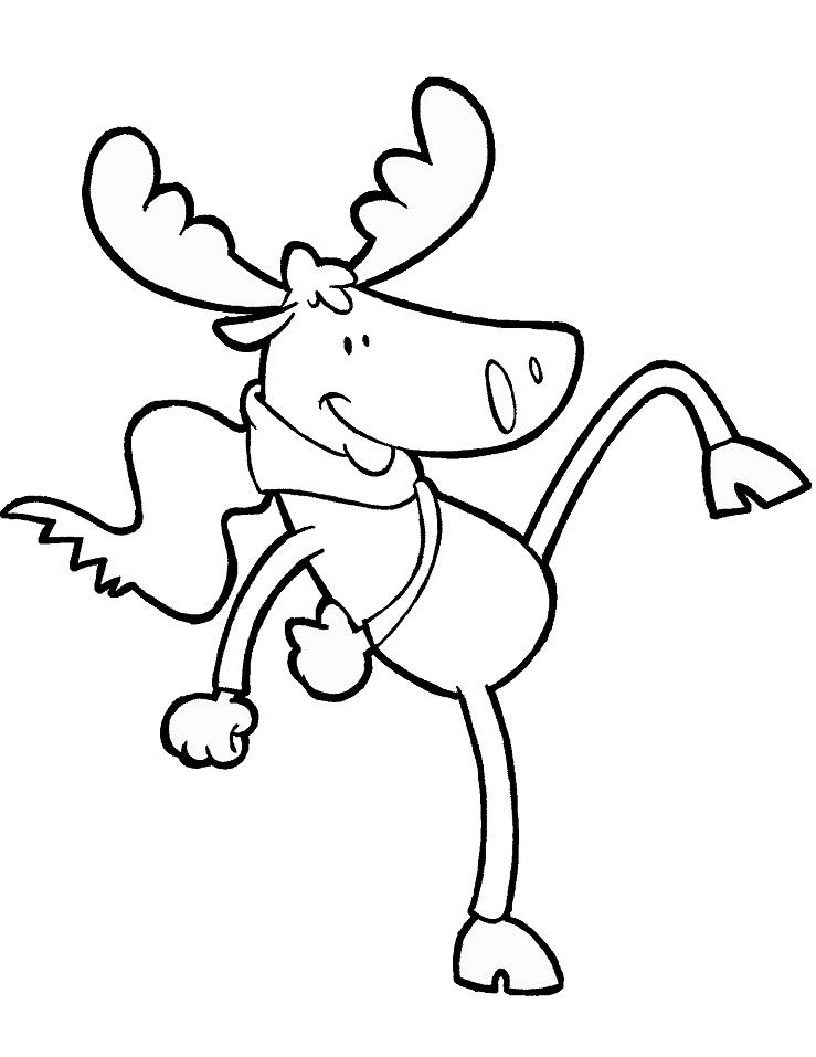 Cartoon Moose