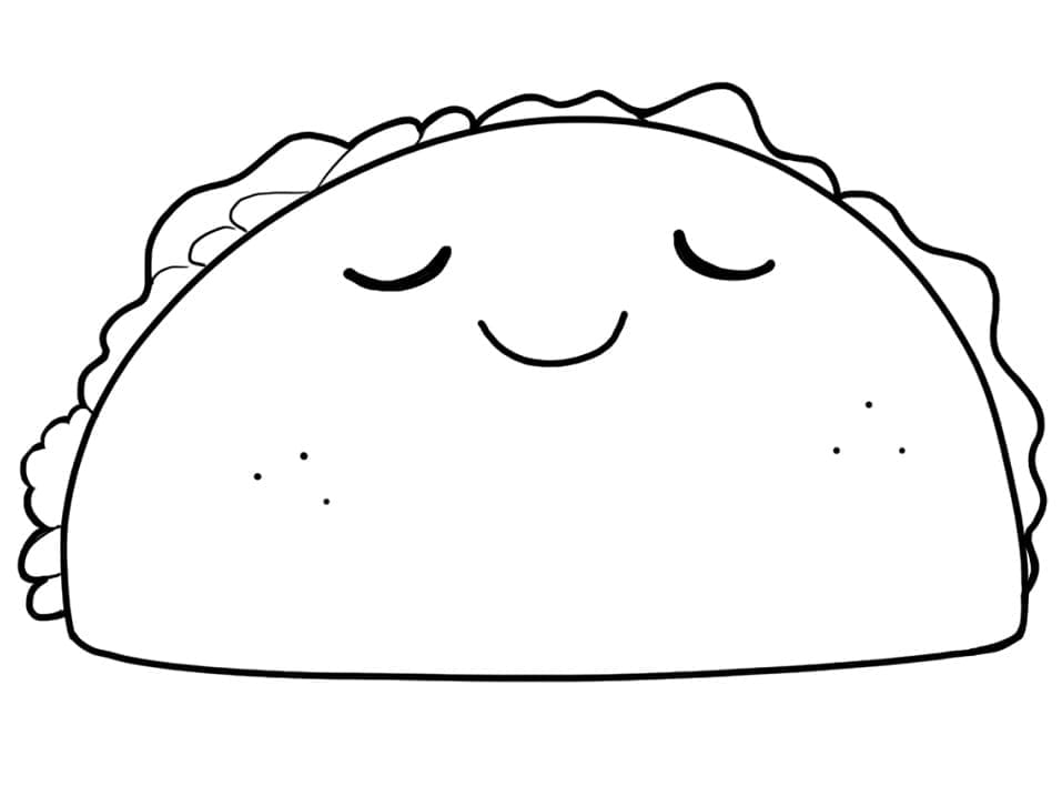 Cartoon Taco