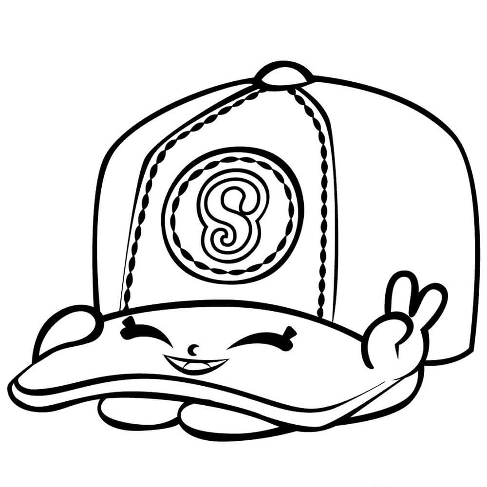 Casper Cap Shopkins Coloring Game Casper Cap Shopkins