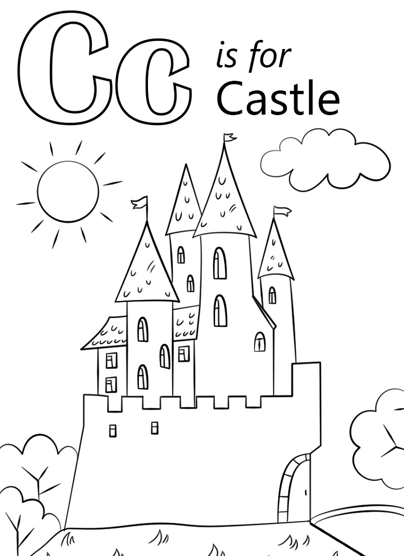 Castle Letter C