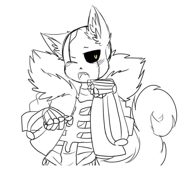 Cat Sans Coloring Game Cat Sans
