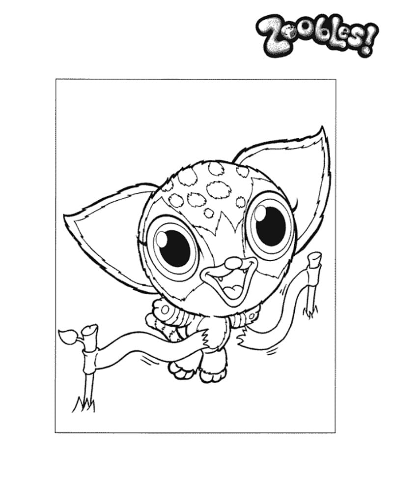 Catlin Zoobles Coloring Game Catlin Zoobles