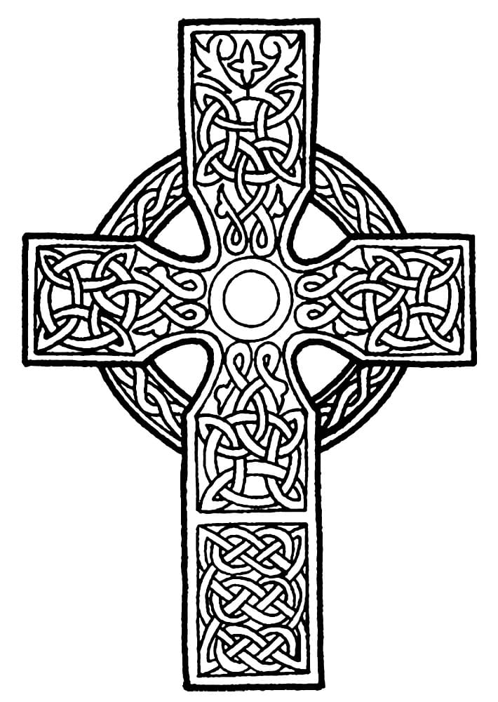Celtic Cross Printable For Adults