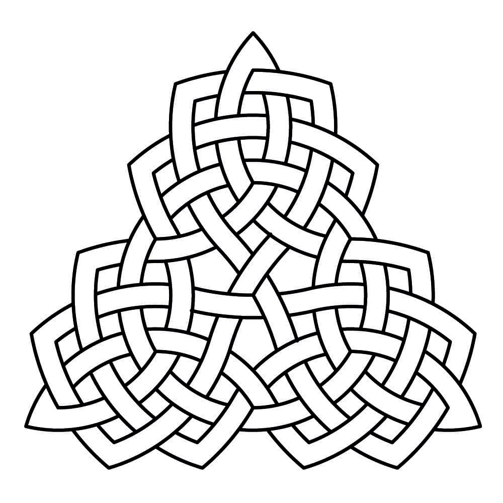 Celtic Knot 21 Coloring Game Celtic Knot 21