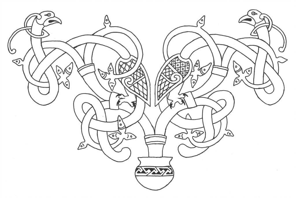 Celtic Knot 22 Coloring Game Celtic Knot 22