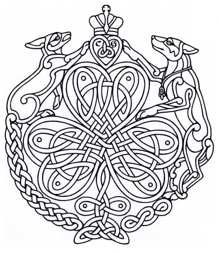 Celtic Knot 23 Coloring Game Celtic Knot 23