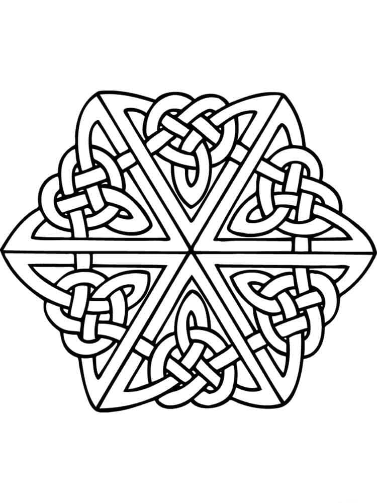 Celtic Knot 26 Coloring Game Celtic Knot 26