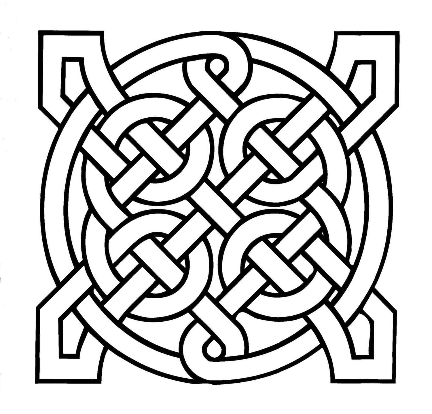 Celtic Knot 27 Coloring Game Celtic Knot 27