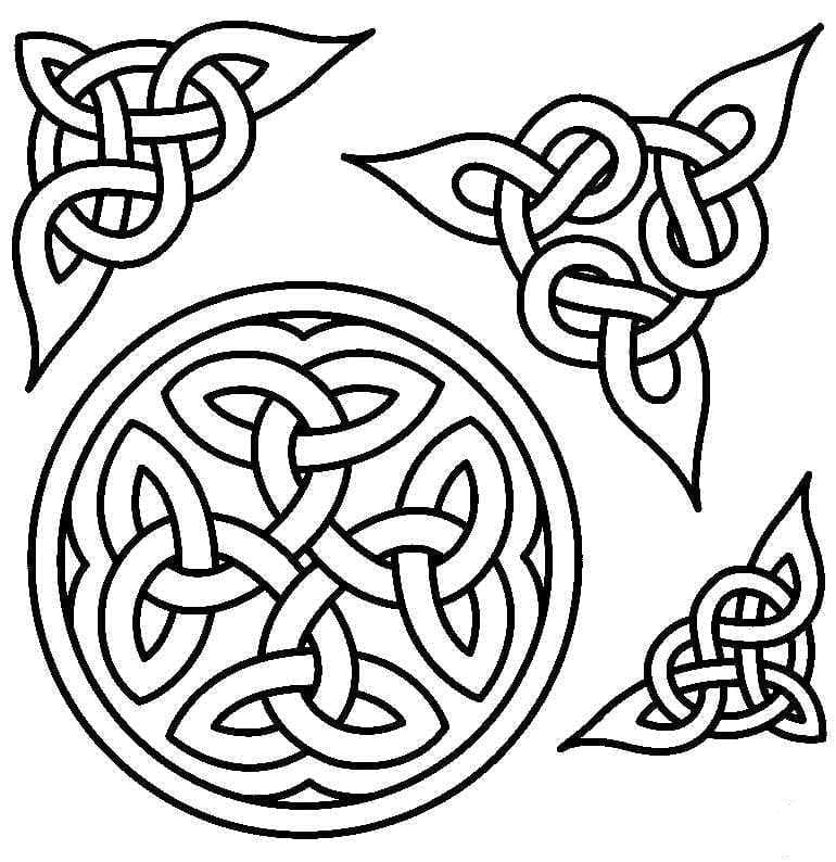 Celtic Knot 29 Coloring Game Celtic Knot 29
