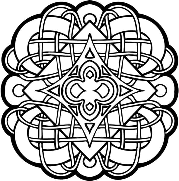 Celtic Knot 30 Coloring Game Celtic Knot 30