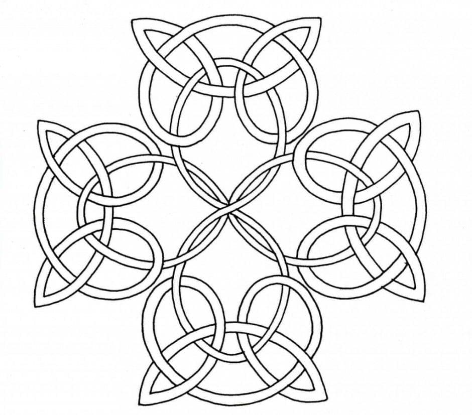 Celtic Knot 37 Coloring Game Celtic Knot 37