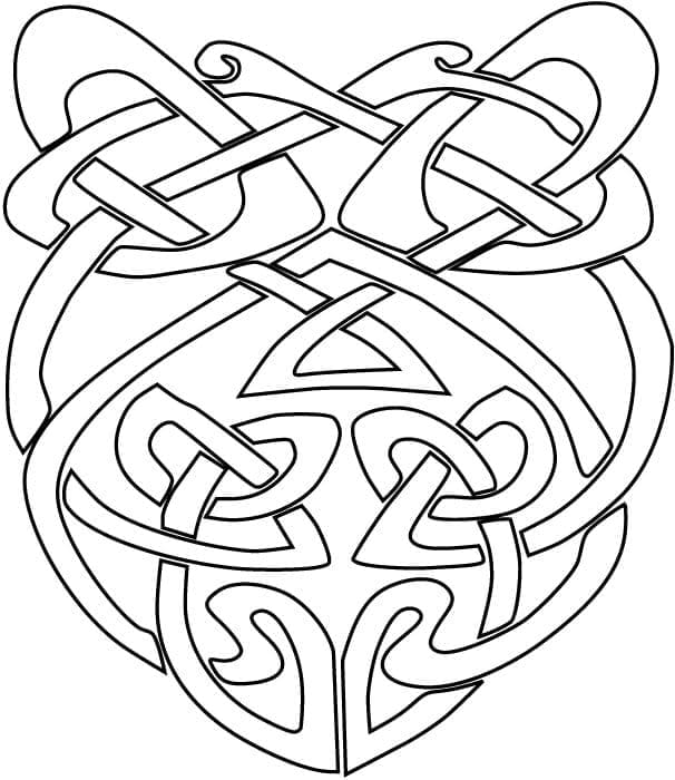 Celtic Knot 39 Coloring Game Celtic Knot 39