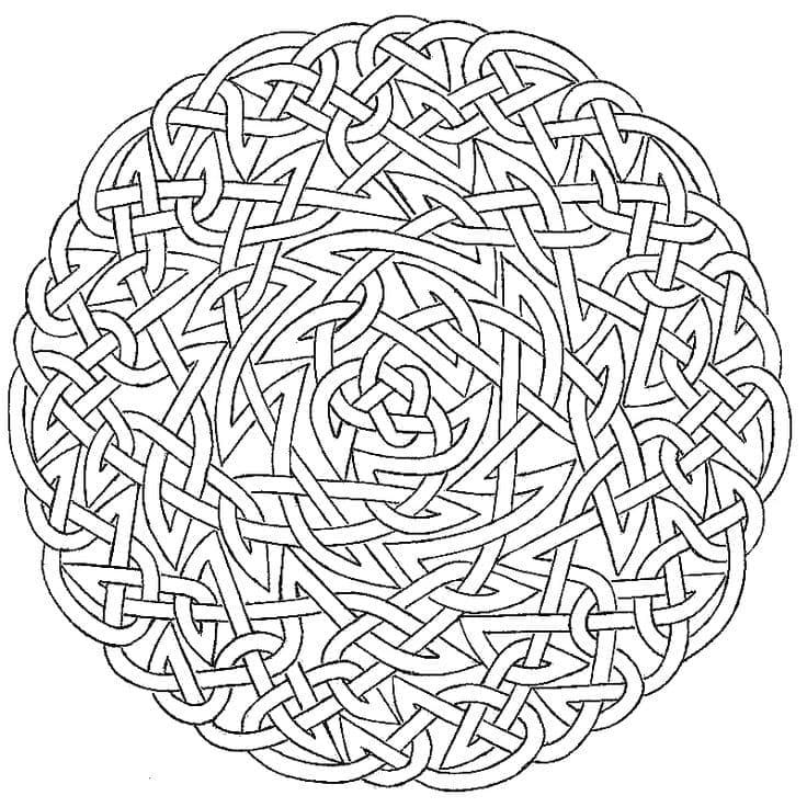 Celtic Knot 4 Coloring Game Celtic Knot 4