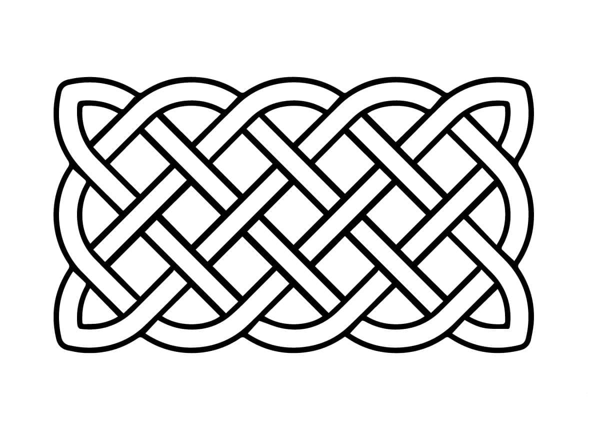 Celtic Knot 40 Coloring Game Celtic Knot 40