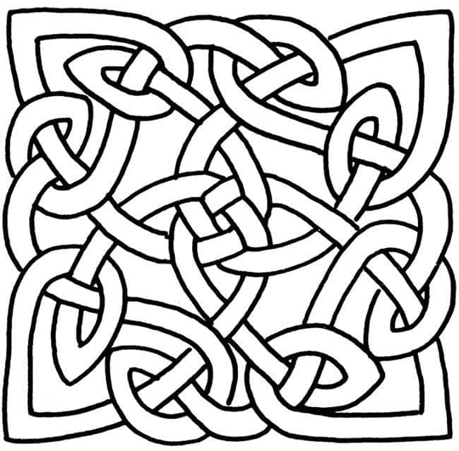 Celtic Knot 42 Coloring Game Celtic Knot 42
