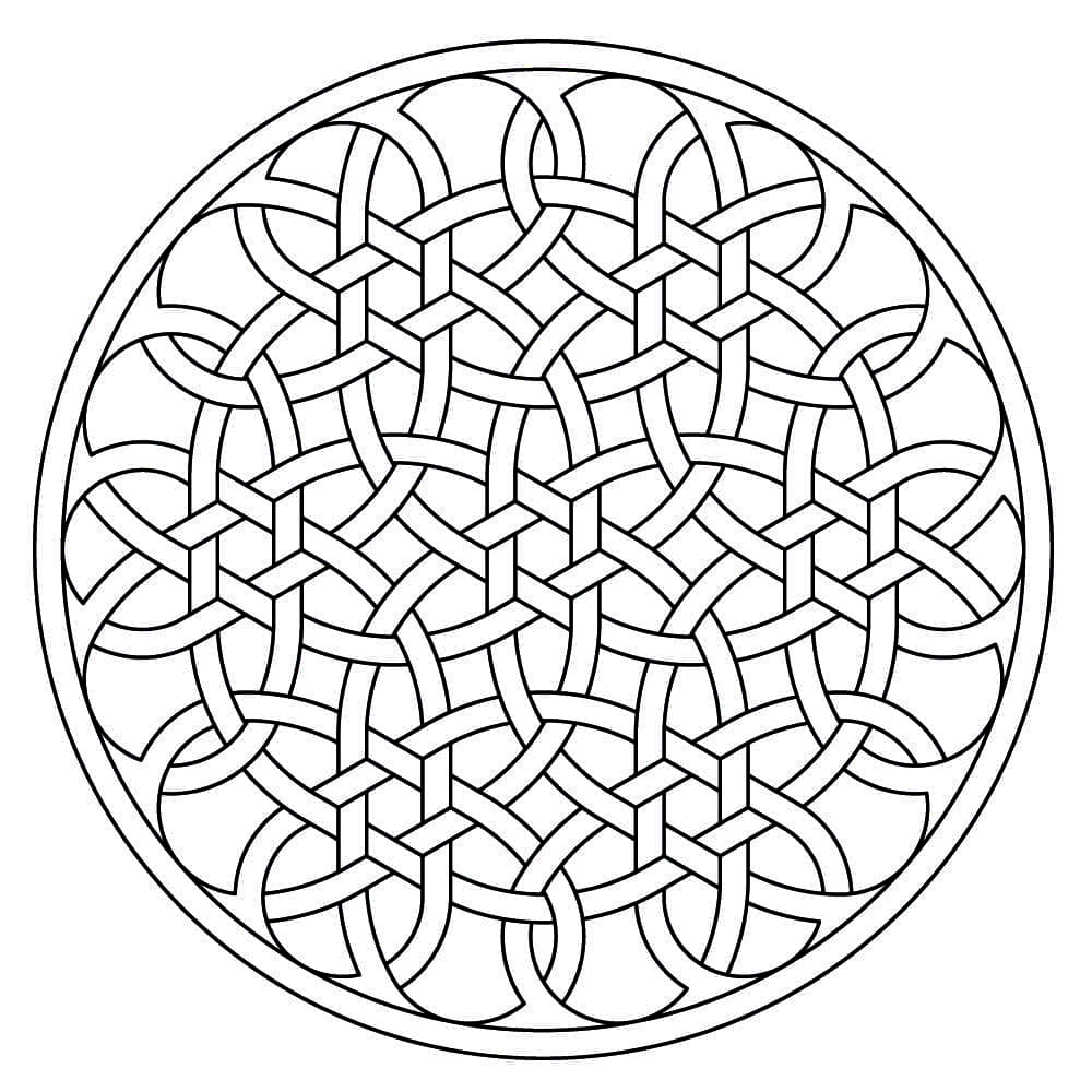 Celtic Knot 44 Coloring Game Celtic Knot 44