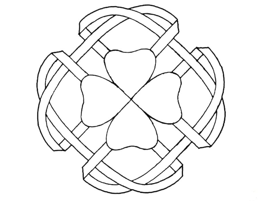 Celtic Knot 45 Coloring Game Celtic Knot 45