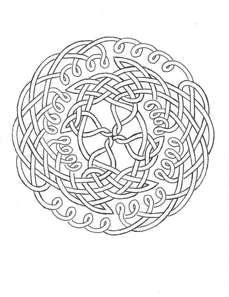 Celtic Knot 48 Coloring Game Celtic Knot 48