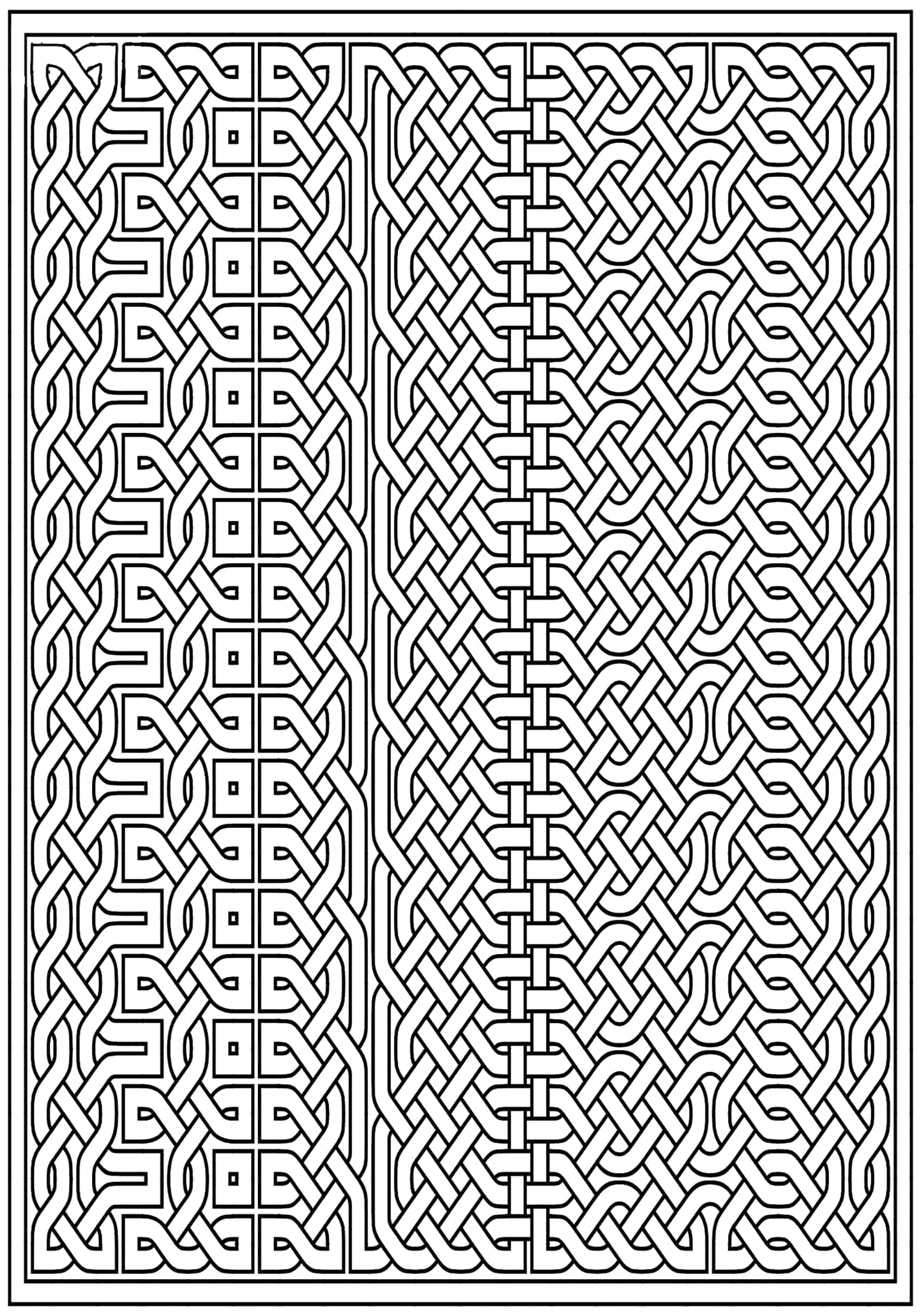 Celtic Knot 8 Coloring Game Celtic Knot 8