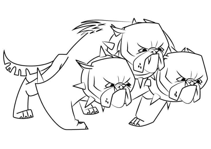 Cerberus in Cartoon