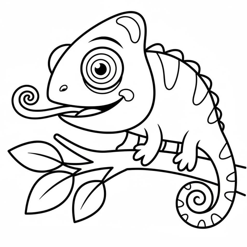 Chameleon Printable
