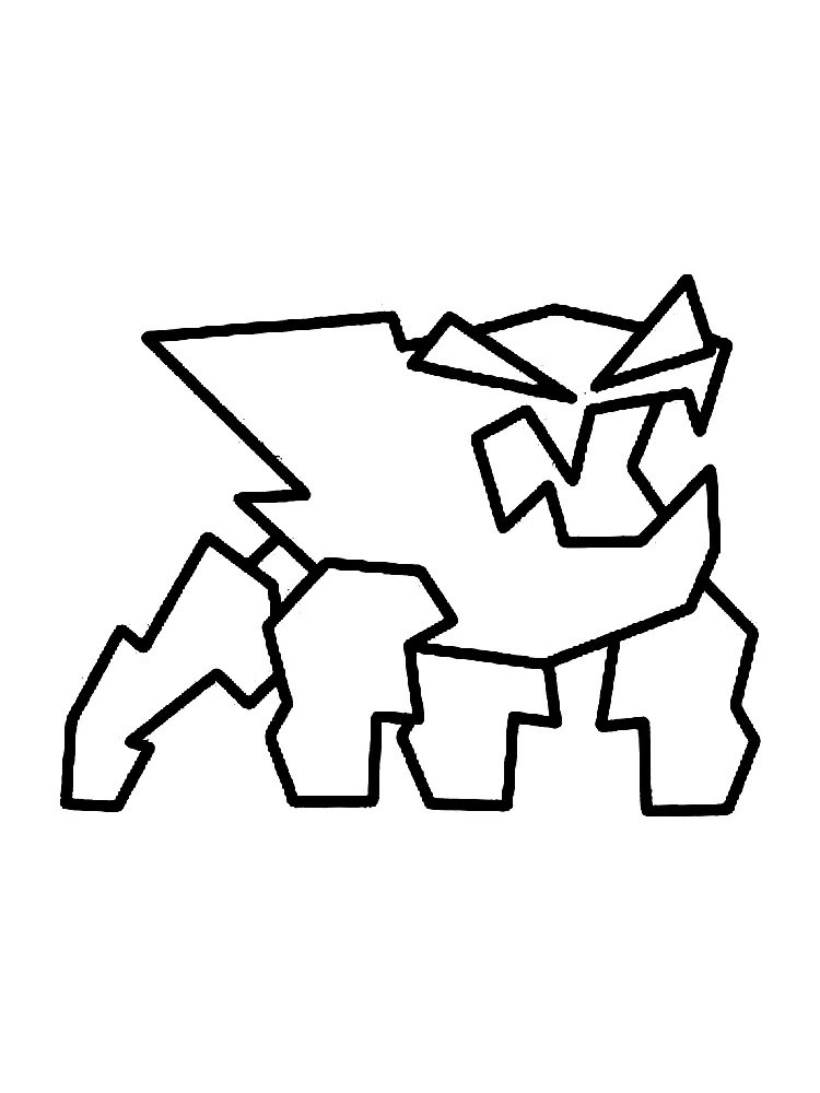 Characters Geometry Dash Coloring Game Characters Geometry Dash