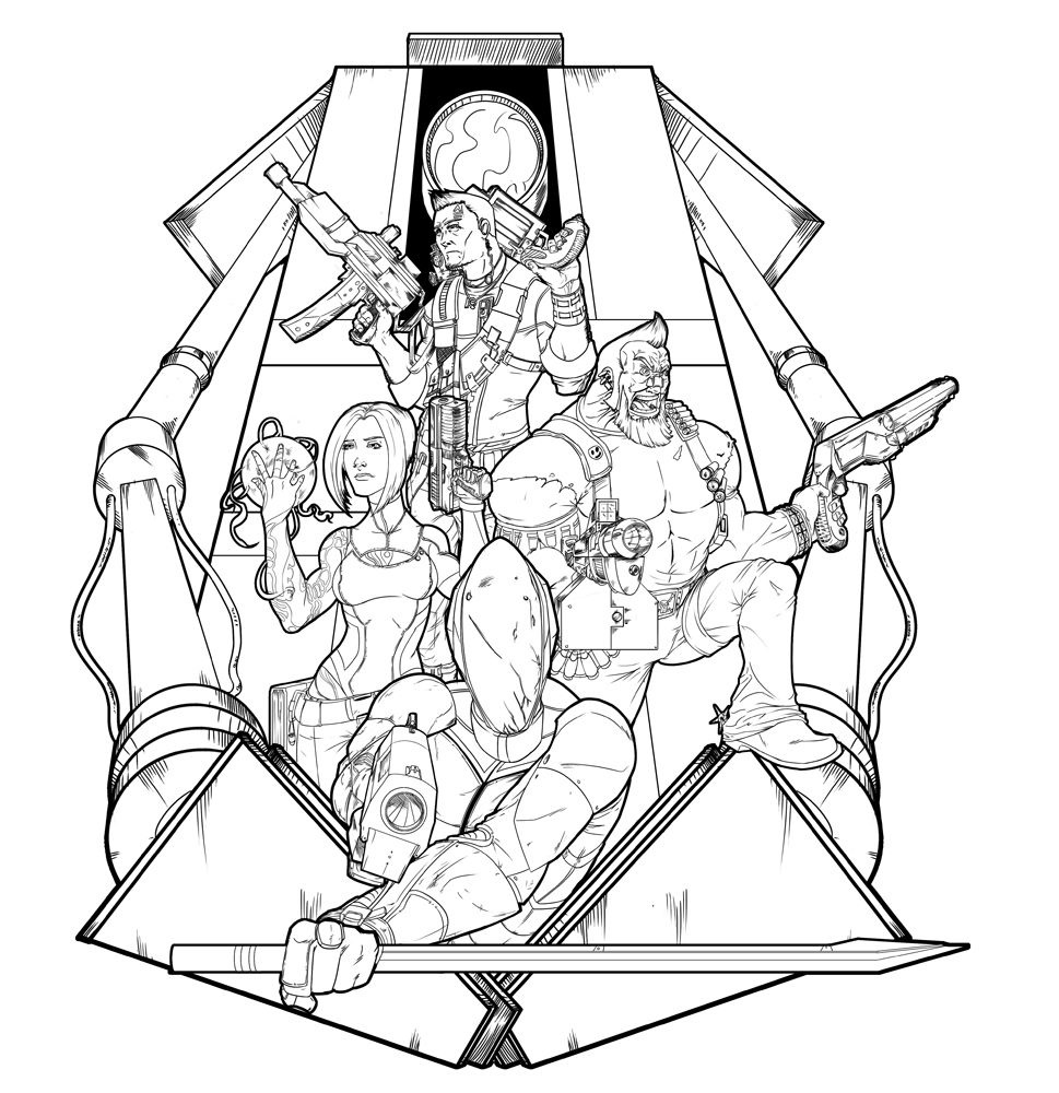 Characters from Borderlands