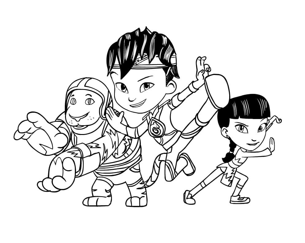 Characters from Kody Kapow