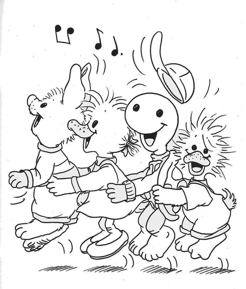 Characters from Suzy’s Zoo 1