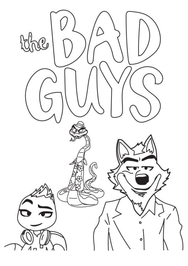 Characters from The Bad Guys