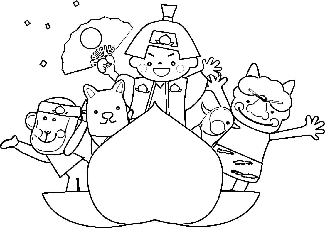 Characters in Momotaro