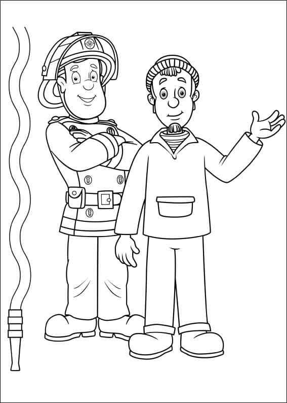 Charlie Jones and Fireman Sam