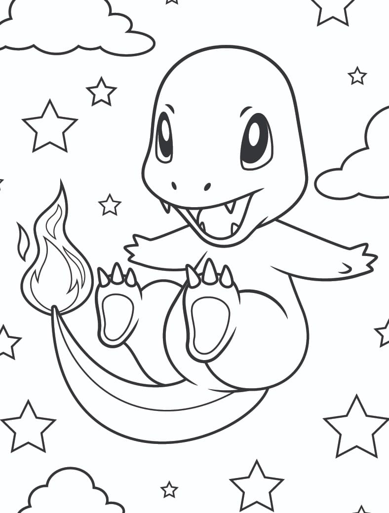 Charmander and Stars