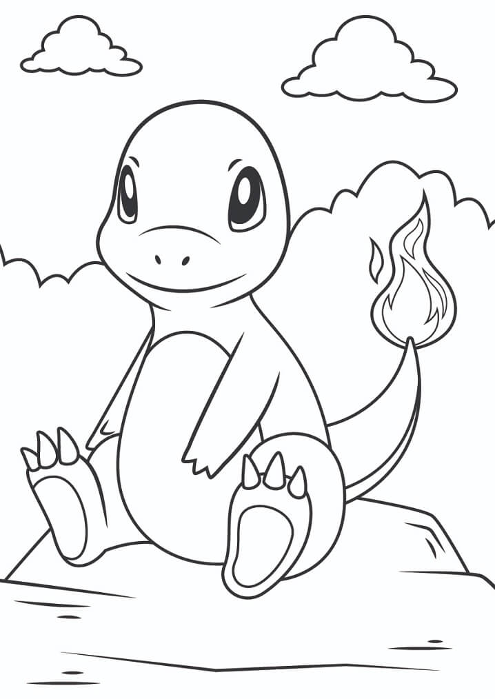 Charmander is Sitting