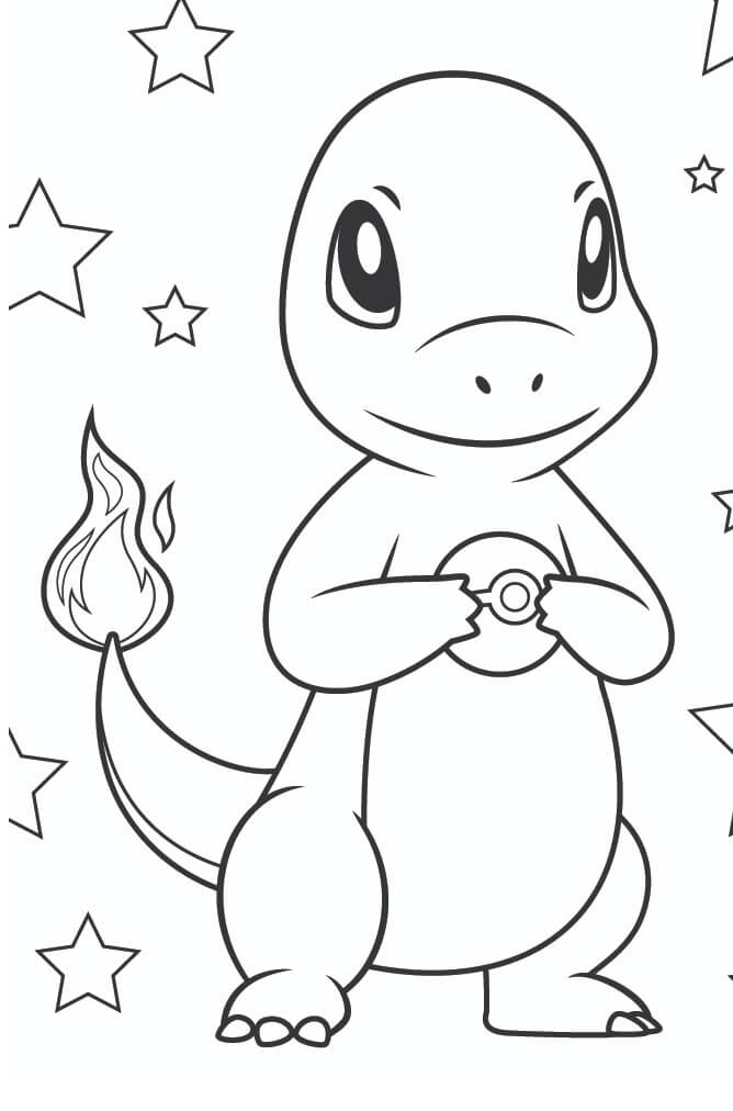 Charmander with Pokeball