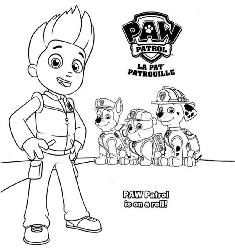 Chase Paw Patrol 9 Coloring - Play Free Coloring Game Online