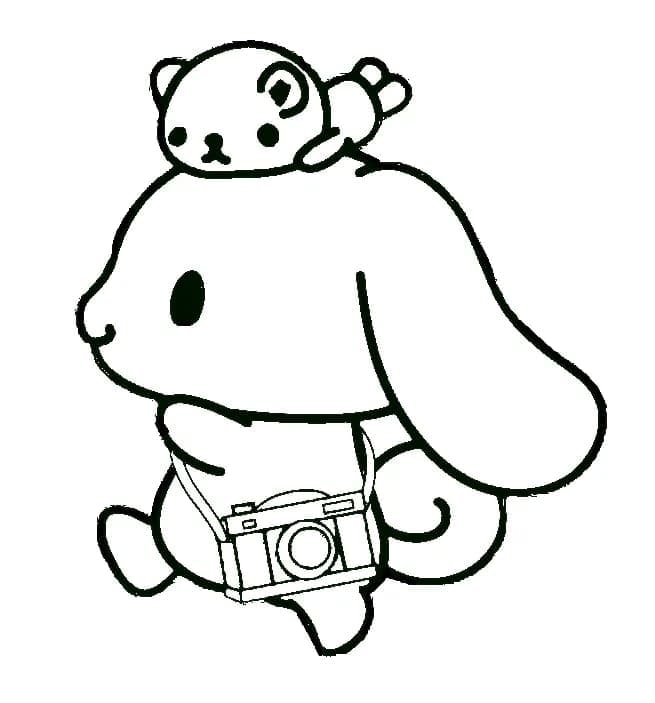Cheerful Cinnamoroll Coloring Game Cheerful Cinnamoroll