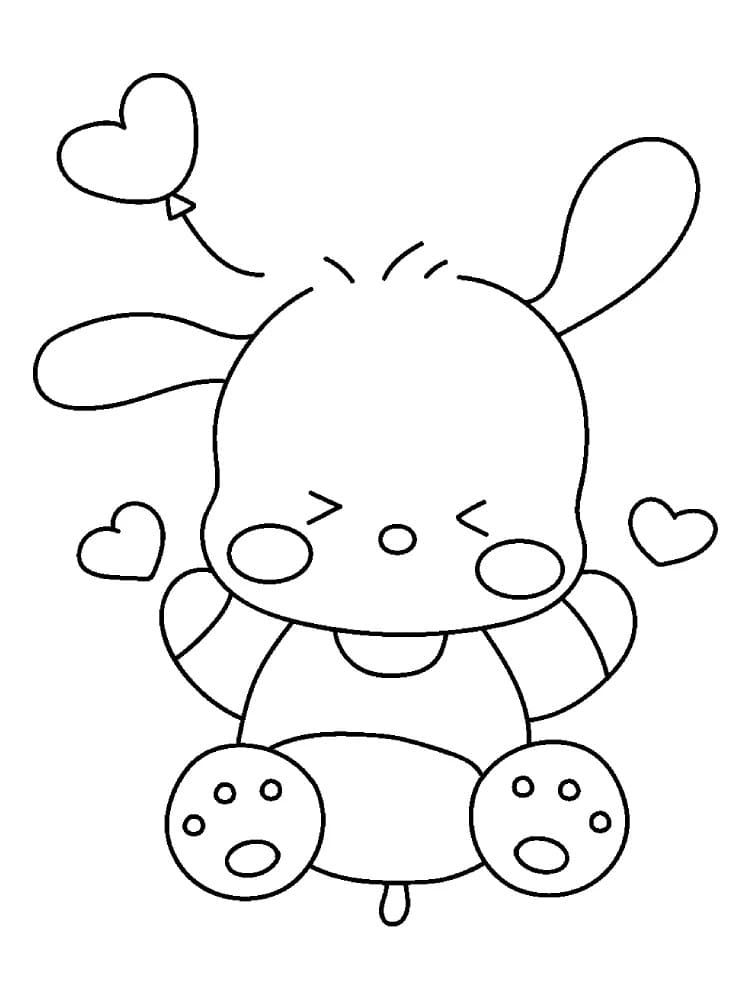 Cheerful Pochacco Coloring Game Cheerful Pochacco