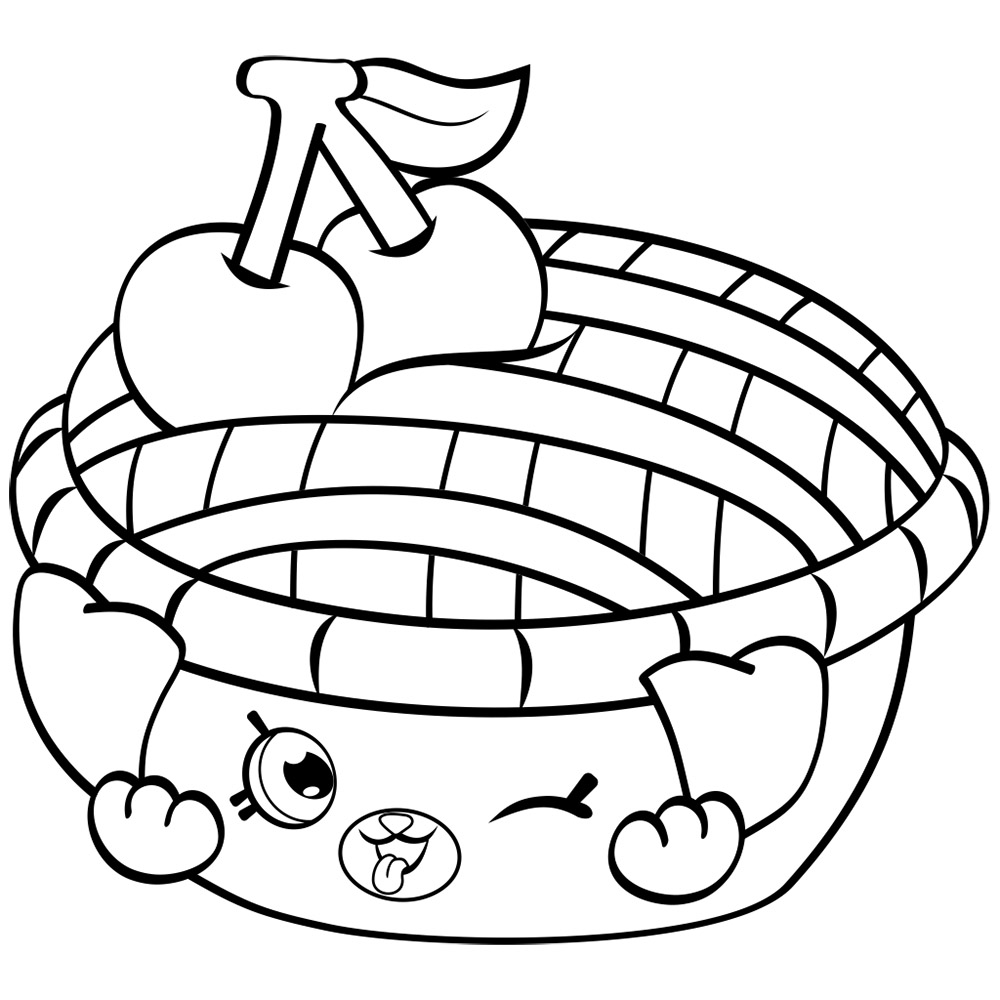 Cherry Pie Shopkin Coloring Game Cherry Pie Shopkin